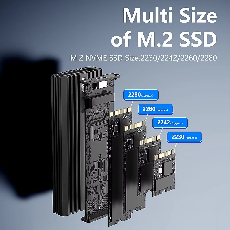 M.2 Ssd - EE1 Alüminyum M.2 NVME PCIE Harici