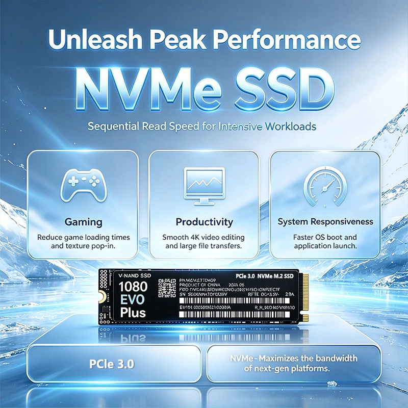 En yeni 1080 EVO Plus M.2 NVMe - Ssd 500Gb incelemesi ve fiyatı