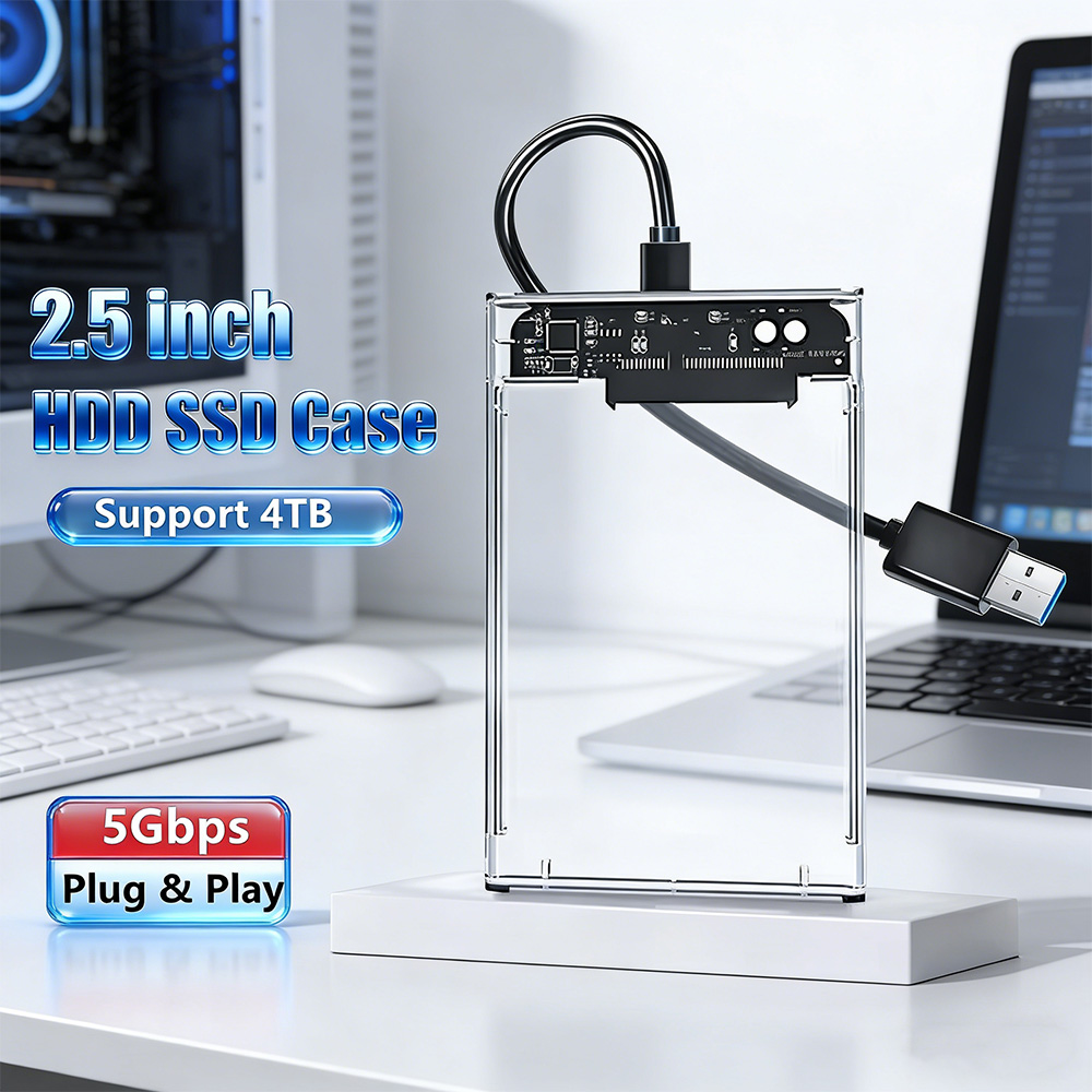 2,5 İnç Şeffaf SATA - USB 3.0  - External Ssd incelemesi ve fiyatı